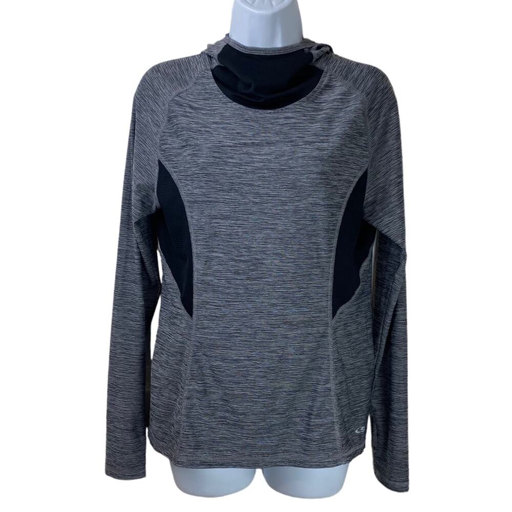 Champion DuoDry Hooded Athletic Workout Cycling Top Size Small
